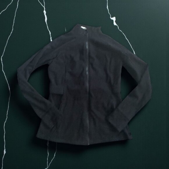 FABLETICS Black Zip Track Jacket Size Medium - Picture 1 of 6